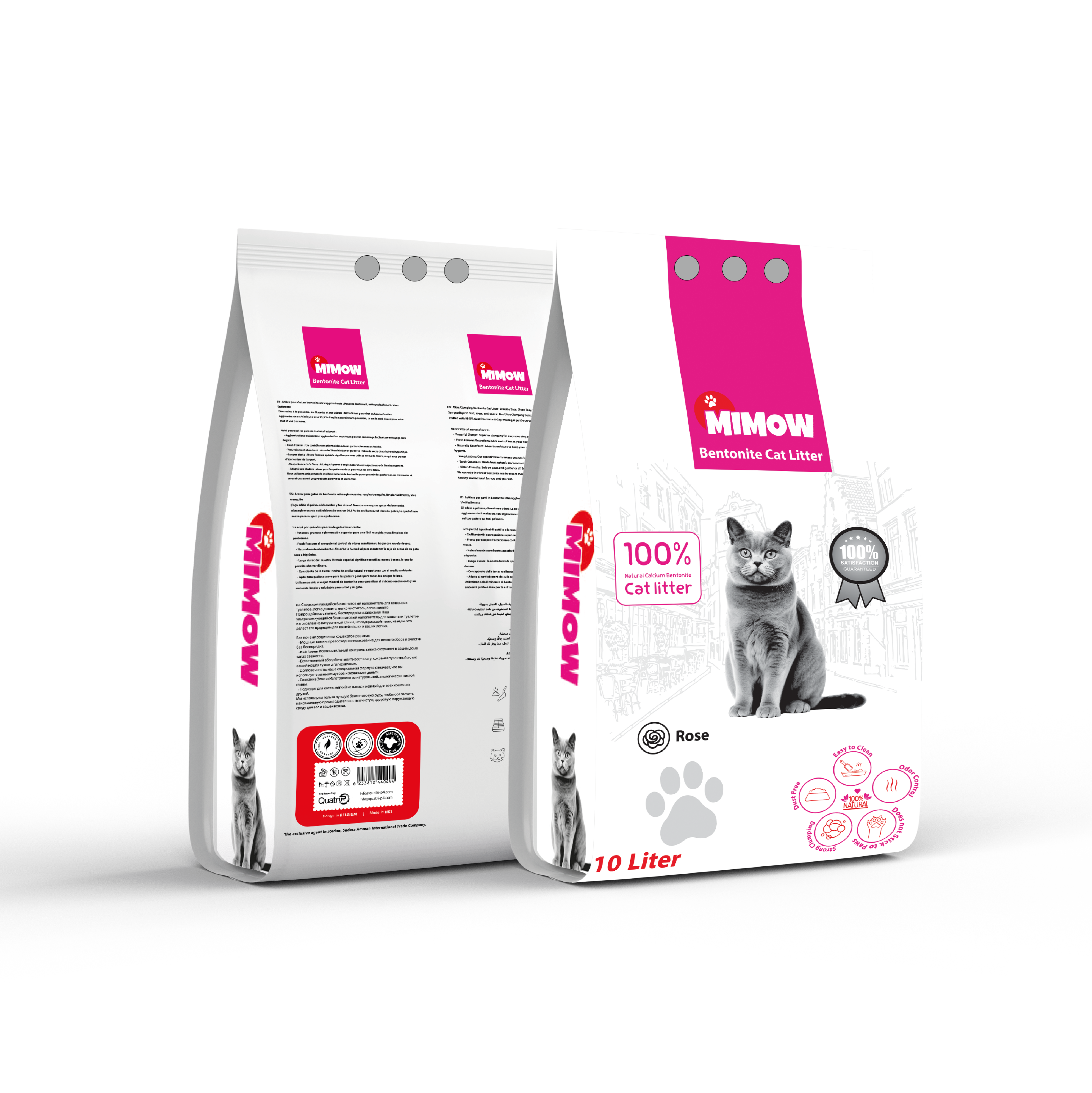 Mimow Cat litter Rose 10 L